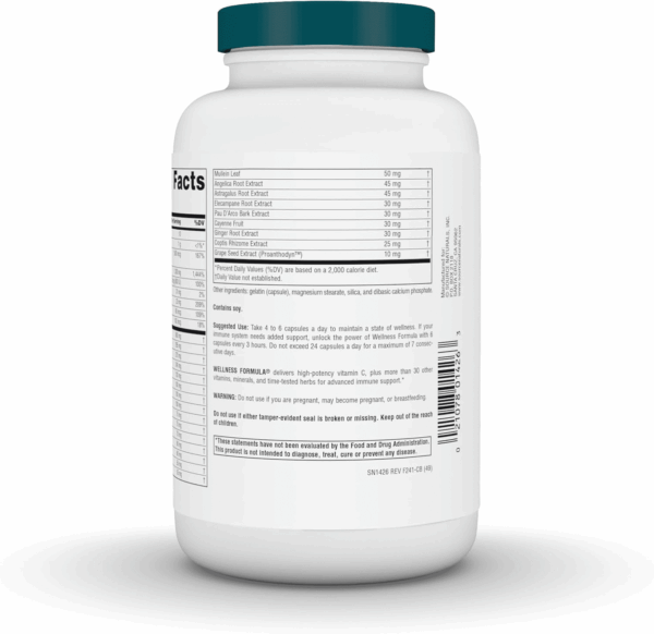 Wellness Formula Bio-Aligned Vitamins & Herbal Defense Advanced Immune Support* - Dietary Supplement & Immunity Booster - 240 Capsules - Image 3