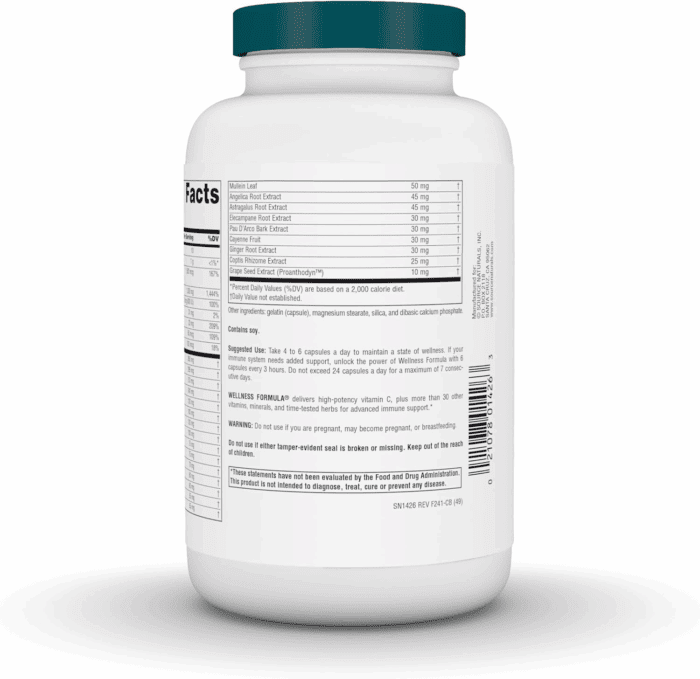 Wellness Formula Bio-Aligned Vitamins & Herbal Defense Advanced Immune Support* - Dietary Supplement & Immunity Booster - 240 Capsules - Image 3
