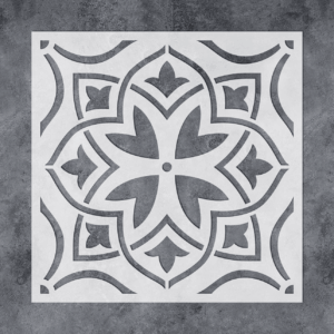 Reusable Tile Stencil 12X12Inch Large Floor Stencils for Painting Floors Wall Stencils for Painting Concrete Stencils for Patio Paint Stencils for Walls and Floors, Style 6