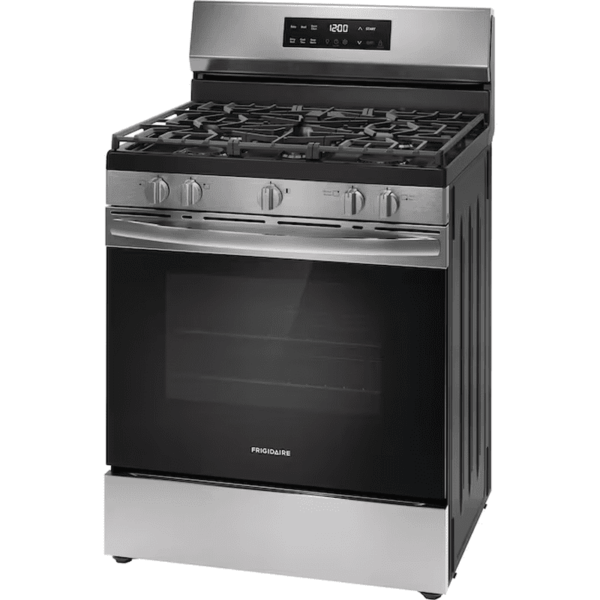 30-In 5 Burners 5.1-Cu Ft Freestanding Natural Gas Range ( Fingerprint Resistant Stainless Steel ) - Image 6