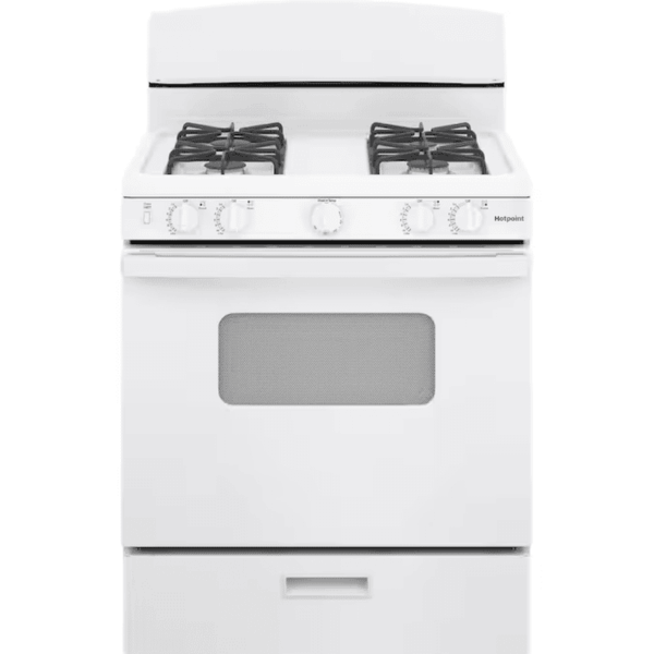 30-In 4 Burners 4.8-Cu Ft Freestanding Natural Gas Range ( White )