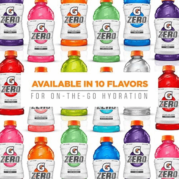 Variety Pack Thirst Quencher, 20 Fl Oz Bottles, 12 Pack - Image 4