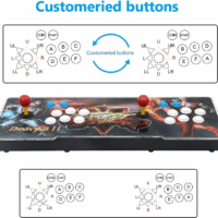 30000 Games in 1 Arcade Game Console ,Pandora Treasure 3D Double Stick,30000 Classic Arcade Game,Search Games, Support 3D Games,Favorite List, 4 Players Online Game,1280X720 Full HD Video Game - Image 4