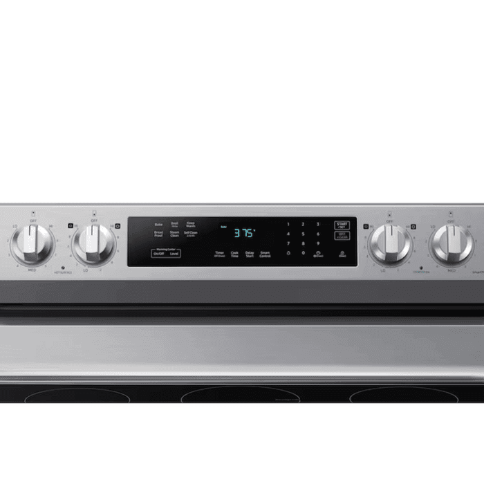 30-In Glass Top 5 Burners 6.3-Cu Ft Freestanding Electric Range ( Stainless Steel ) - Image 8