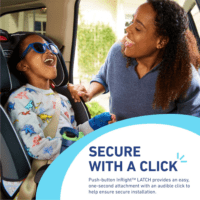 Slimfit 3 in 1 Convertible Car Seat Slim & Comfy Design Saves Space in Your Back Seat, Redmond - Image 6