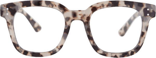 Blue Light Blocking Glasses Oversized Fashion Blue Light Glasses for Women anti Eyestrain & UV Protection Computer Eyeglasses (Grey Demi)
