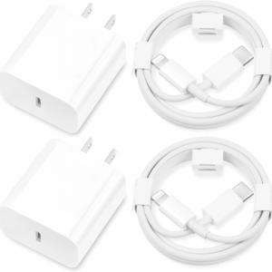 Iphone Charger Fast Charging,[Mfi Certified] 2Pack 20W Type C Fast Charger Block with 6FT USB C to Lightning Cable Compatible for Iphone 14/13/12/11 Pro Max/Xs Max/Xr/X,Ipad