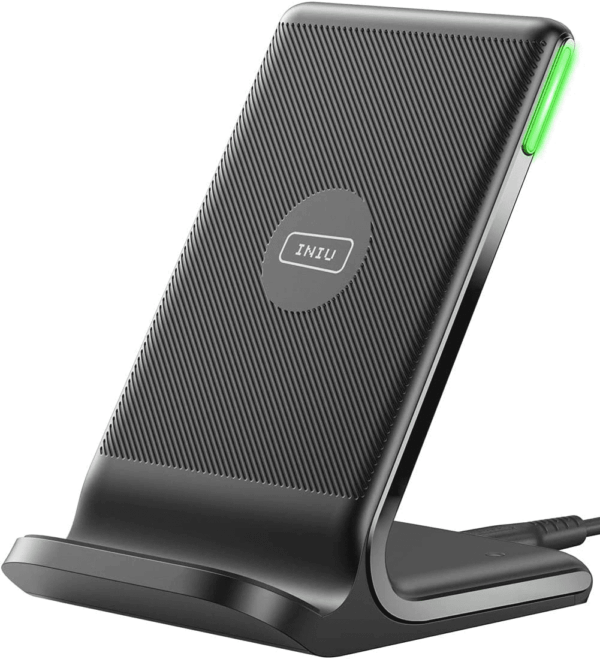Wireless Charger, 15W Fast Qi-Certified Wireless Charging Station with Sleep-Friendly Adaptive Light Compatible with Iphone 16 15 14 13 Pro XS 8 plus Samsung Galaxy S25 S24 S23 Note 20 Google Etc - Image 8