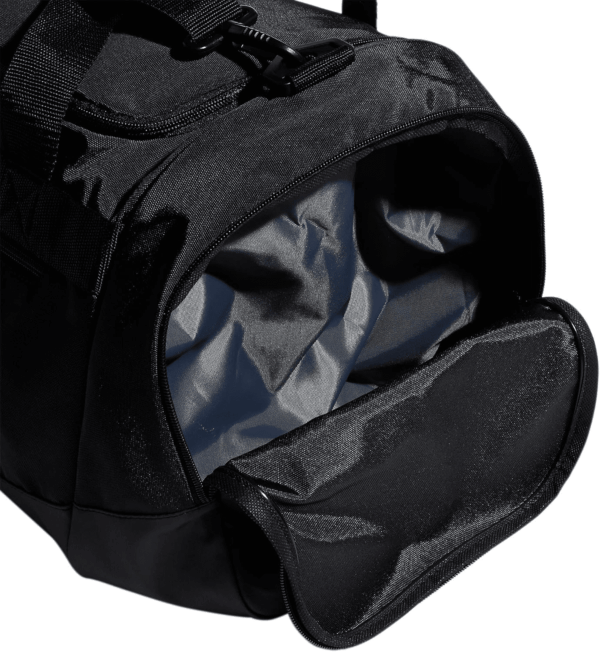 Unisex Defender 4.0 Gym Duffel Bag for Men and Women, Black/Gold Metallic, Small (38L) - Image 10