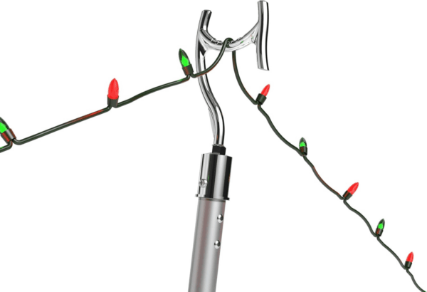 Hook Attachment for Extension Pole | Home, Roof, Pool, and Landscaping Hook for Extending Reach | Hang Lights | Clean Gutters | Reach High Places - Image 4