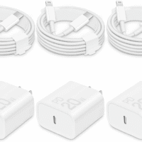 I Phone Charger Fast Charging-20W USB-C Block with 6 Ft Cord [Mfi Certified] Compatible with IP 14/13/12/11/X Series, I Pad & More [3 Pack]