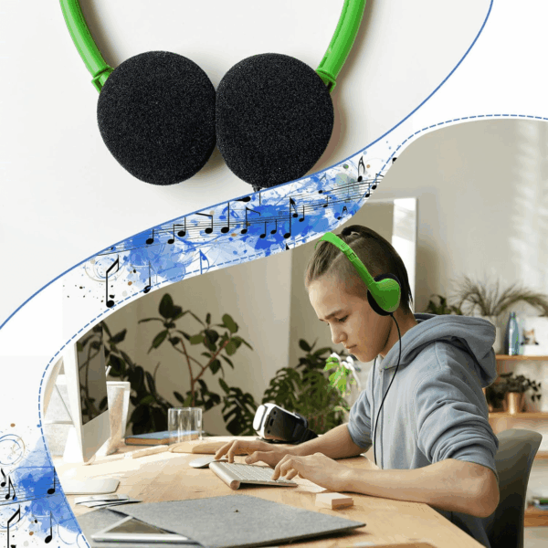 30 Pack Class Set Headphones for Kids Students School Classroom Bulk Earphones Adjustable with 3.5 Mm Jack for Library Children Adults(004 Multi Color Headphones) - Image 4