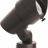 WAC Landscape Lighting, LED 12V Medium Size Accent Light with Adjustable Beam Angle and Integral Brightness Control 50-1300 Lumens 3000K Warm White Built-In LED in Bronze