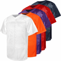 Blank Football Jersey,90S Hip Hop Sports Mesh Practice Plain Football Shirt