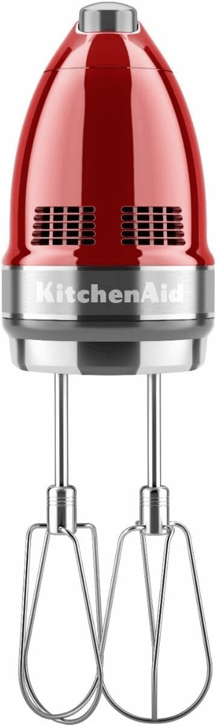 9-Speed Digital Hand Mixer with Turbo Beater II Accessories and Pro Whisk - Candy Apple Red - Image 2