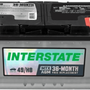 Automotive Battery 12V 95Ah (Group Size H8, 49) 900CCA SLI AGM Automobile Replacement Battery for Cars, Suvs, Sedans, Trucks (MTX-49/H8)