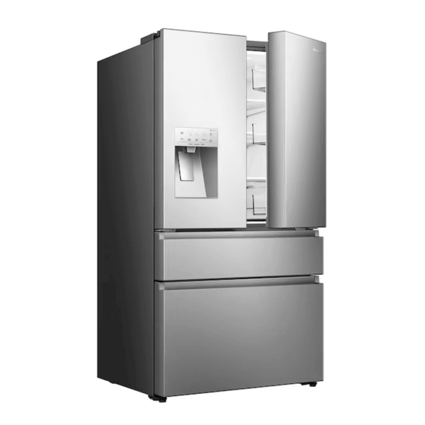 Pureflat Standard-Depth 25.6-Cu Ft 4 -Door Smart Compatible French Door Refrigerator with Ice Maker with Water and Ice Dispenser ( Stainless Steel ) ENERGY STAR Certified - Image 16