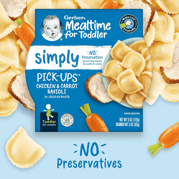 Pick-Ups, Chicken & Carrot Ravioli in a Chicken Broth, 6 Ounce (Pack of 8) - Image 4