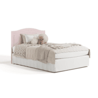 Paris 4-In-1 Convertible Crib - GREENGUARD Gold Certified, Converts to Toddler Bed, Daybed and Full Bed, Fits Standard Crib Mattress, Adjustable Mattress Base, Blush - Image 7