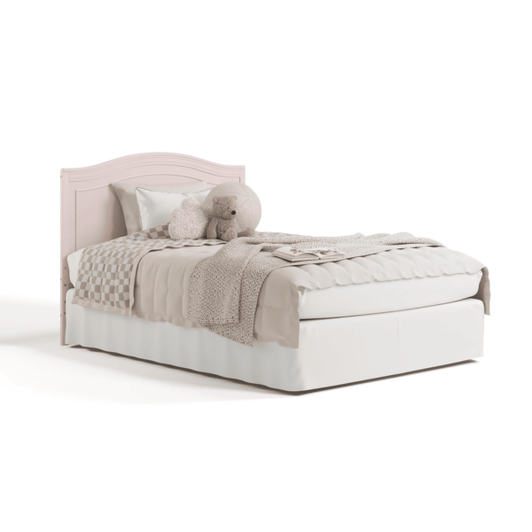 Paris 4-In-1 Convertible Crib - GREENGUARD Gold Certified, Converts to Toddler Bed, Daybed and Full Bed, Fits Standard Crib Mattress, Adjustable Mattress Base, Blush - Image 7