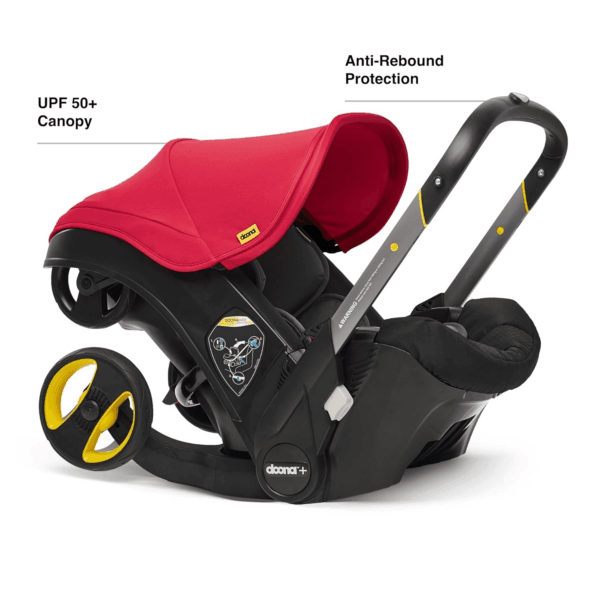 Car Seat & Stroller, Flame Red - All-In-One Travel System - Image 2