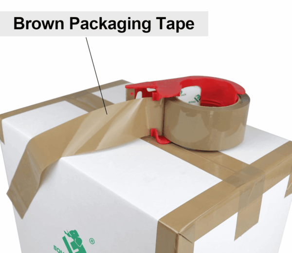 Brown Packing Tape Refills, Heavy Duty 12Rolls with 1 Dispenser for Packaging, Shipping and Moving, 2.4Mil 1.88 Inch X 60 Yard - Image 5