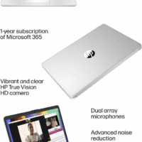 HP 14" Ultra Light Laptop for Student & Home (Intel Quad-Core N4120, 4GB RAM, 128GB(64GB + 64GB SD), 1-Year Office 365) 11-Hr Long Battery Life, Webcam, Wifi, Win 11 Home in S Mode - Snow White - Image 8