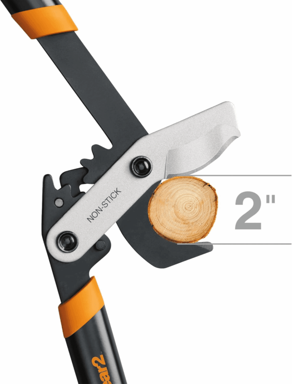 32-Inch Loppers for Tree Trimming, Heavy Duty, Low-Friction Sharp Steel Blade, Branch Cutter up to 2-Inch Diameter Cut Capacity, Powergear2 Technology That Multiplies Power for Less Effort - Image 3