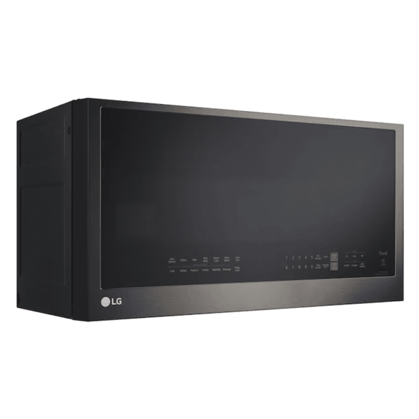 2.0-Cu Ft 29.88-In Over-The-Range Microwave with Sensor Cooking ( Printproof Black Stainless Steel ) - Image 8