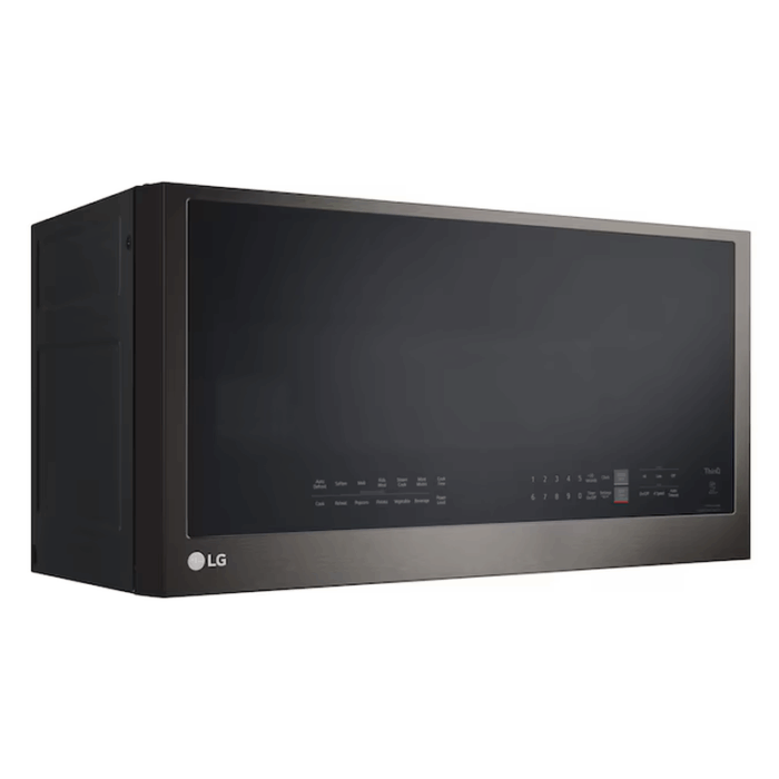2.0-Cu Ft 29.88-In Over-The-Range Microwave with Sensor Cooking ( Printproof Black Stainless Steel ) - Image 8