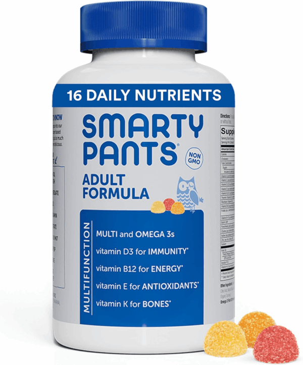 Multivitamin for Men & Women: Multivitamin Gummies with Vitamin D3, C, Vitamin B12, B6, A, K & Zinc, Omega 3 Fish Oil (EPA/DHA), Biotin, Gluten Free, 180 Count (30 Day Supply)