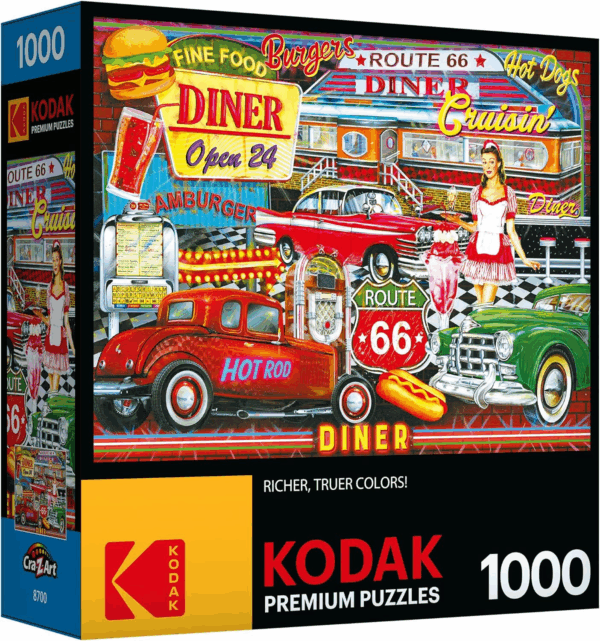 - Kodak Premium - 50'S Diner - 1000 Piece Jigsaw Puzzle for Adults - Image 2