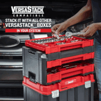 VERSASTACK Mechanics Tool Set, 1/4 In, 3/8 In, and 1/2 in Drive, 230 Piece (CMMT45306) - Image 9