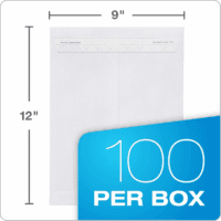 9 X 12 Security Envelopes, 100/Box, 9 X 12 Inches, Release & Seal Self Seal, Simplysafe Tamper Evident Pull Strip, White (COLO930) - Image 5