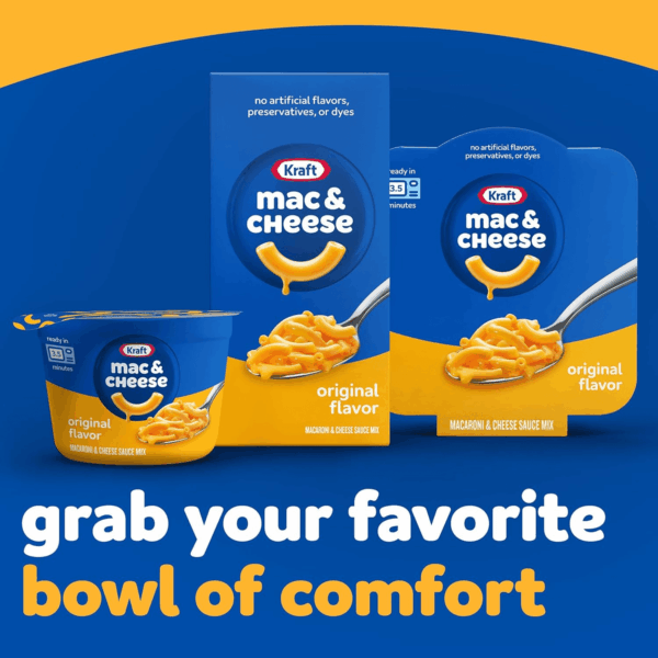 Kraft Original Mac & Cheese Macaroni and Cheese Dinner, 7.25 Oz Box - Image 8