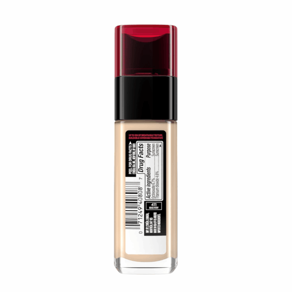 Makeup Infallible up to 32 Hour Fresh Wear Lightweight Foundation, 411 Beige Ivory, 1 Fl Oz, Packaging May Vary - Image 9