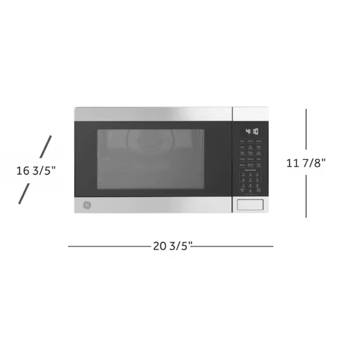 1.0-Cu Ft Small (Less than 1.5-Cu Ft) 1050 -Watt Air Fry Countertop Convection Microwave ( Stainless Steel ) - Image 15