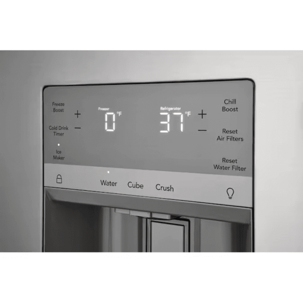 Gallery Standard-Depth 27.8-Cu Ft 3 -Door French Door Refrigerator with Dual Ice Maker with Water and Ice Dispenser ( Fingerprint Resistant Stainless Steel ) ENERGY STAR Certified - Image 10