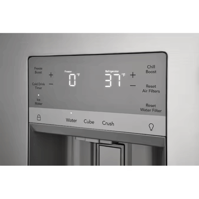 Gallery Standard-Depth 27.8-Cu Ft 3 -Door French Door Refrigerator with Dual Ice Maker with Water and Ice Dispenser ( Fingerprint Resistant Stainless Steel ) ENERGY STAR Certified - Image 10