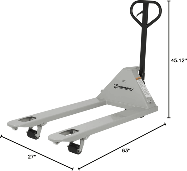 Pallet Jack Fork Pallet Truck - 63.5In L X 27In W (5500LB Capacity) - Image 10