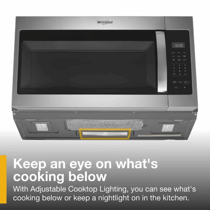 1.7-Cu Ft 29.94-In Over-The-Range Microwave ( Fingerprint Resistant Stainless Steel ) - Image 8