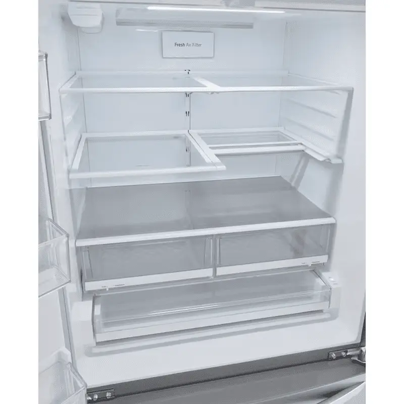 Standard-Depth Craft Ice Smart Wifi Enabled 27.8-Cu Ft 4 -Door Smart Compatible French Door Refrigerator with Dual Ice Maker with Water and Ice Dispenser ( Printproof Stainless Steel ) ENERGY STAR Certified - Image 11