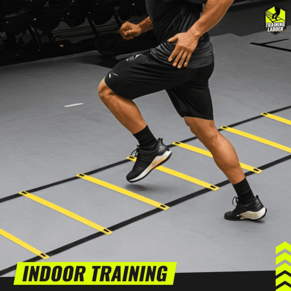 Agility Ladder Speed Ladder Training Ladder for Soccer, Speed, Football Fitness Feet Training Carry Bag Agility Training Equipment 13 Rungs, 23 Feet - Image 6