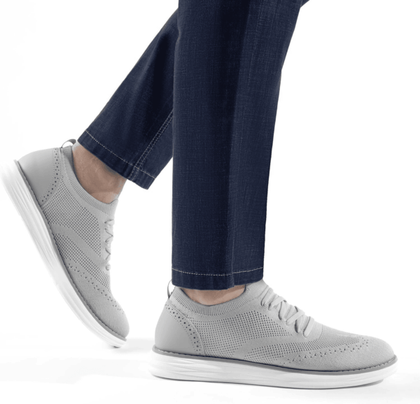 Men'S Knitflex Smartcraft Mesh Oxfords Sneakers Casual Dress Lace-Up Lightweight Walking Shoes - Image 7