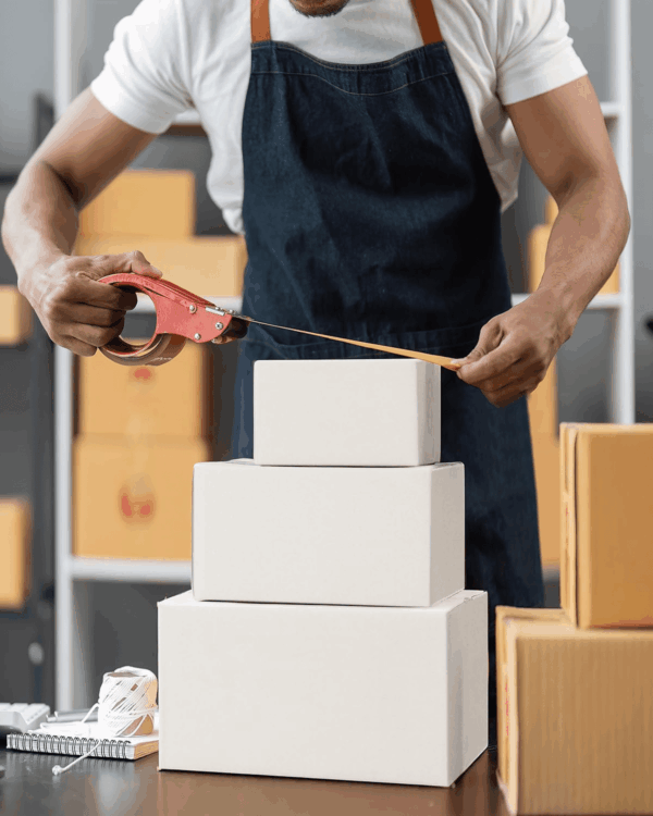 Assorted-Sizes-Shipping-Boxes-45-Pack: 9X6X4 & 10X7X5 & 11X6X6 Small-Shipping-Boxes-Mailers, White Corrugated-Cardboard-Boxes-For-Packing-Small-Business Mailing - Image 7