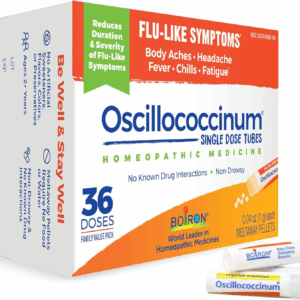 Oscillococcinum Homeopathic Medicine for Flu-Like Symptoms, White, 36 Count