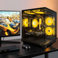 Gaming PC Desktop,Prebuilt Gaming Computer With,Amd Ryzen 7 5700X 3.4Ghz,Rtx4060 8GB GDDR6,32GB DDR4 RAM 3200Mhz,1Tb NVME SSD,ARGB Cooling Fan,Supply Wifi Support - Image 3