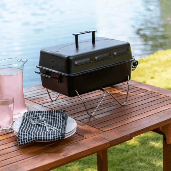 Portable Convective 1-Burner Stainless Steel Propane Gas Grill - 465133010 - Image 2