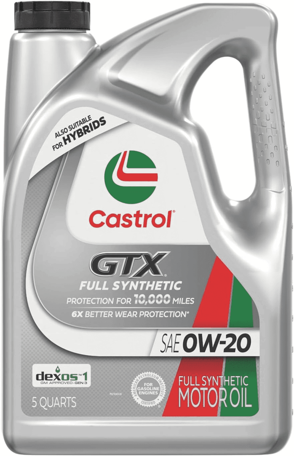 GTX Full Synthetic 0W-20 Motor Oil, 5 Quarts
