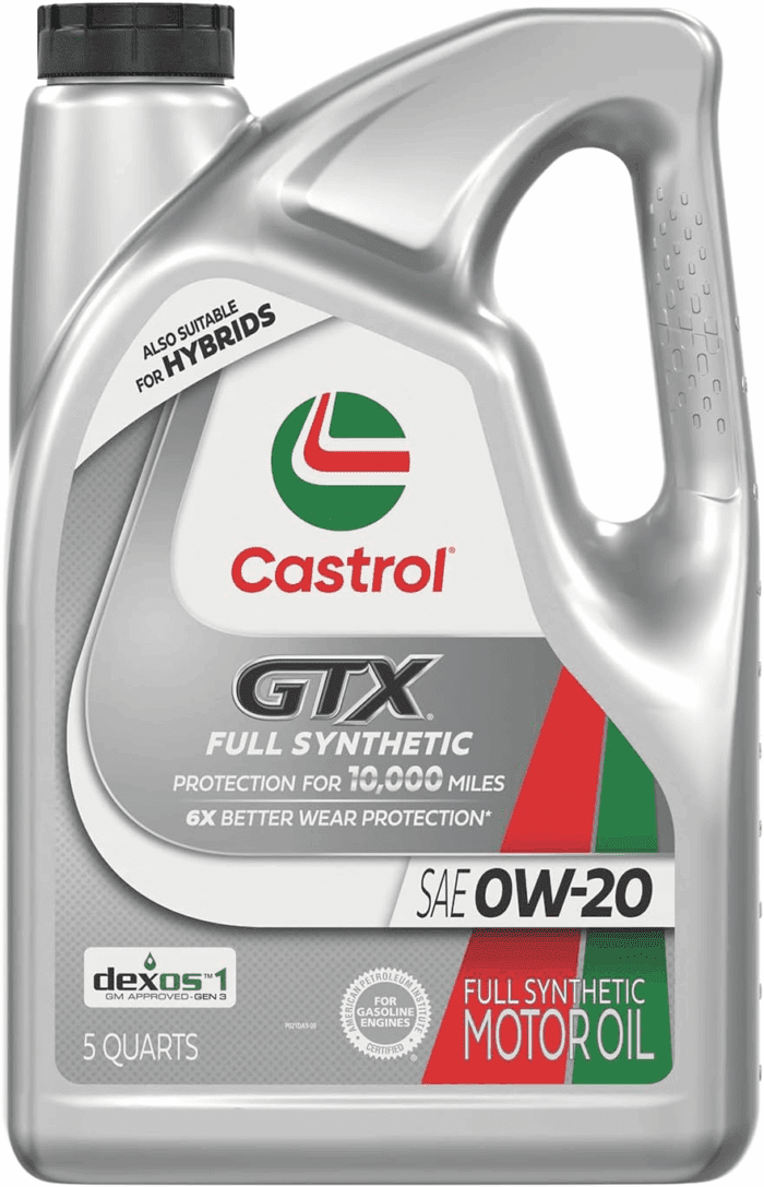 GTX Full Synthetic 0W-20 Motor Oil, 5 Quarts
